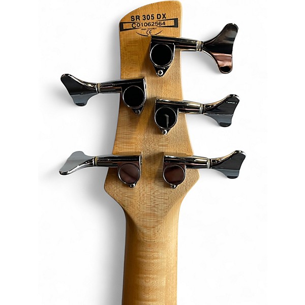 Used Ibanez SR305DX Black Electric Bass Guitar