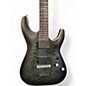 Used Schecter Guitar Research C1 Platinum Trans Black Solid Body Electric Guitar