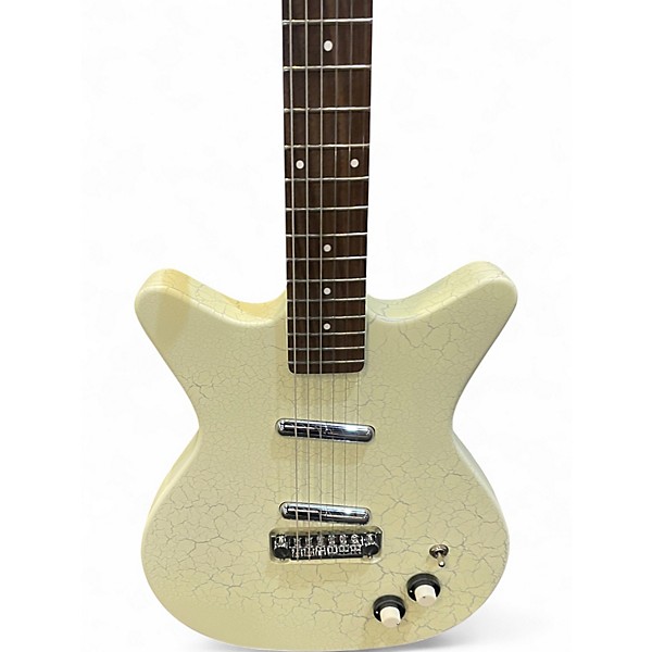 Used Danelectro 59M nos+ Antique White Solid Body Electric Guitar