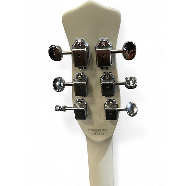 Used Danelectro 59M nos+ Antique White Solid Body Electric Guitar