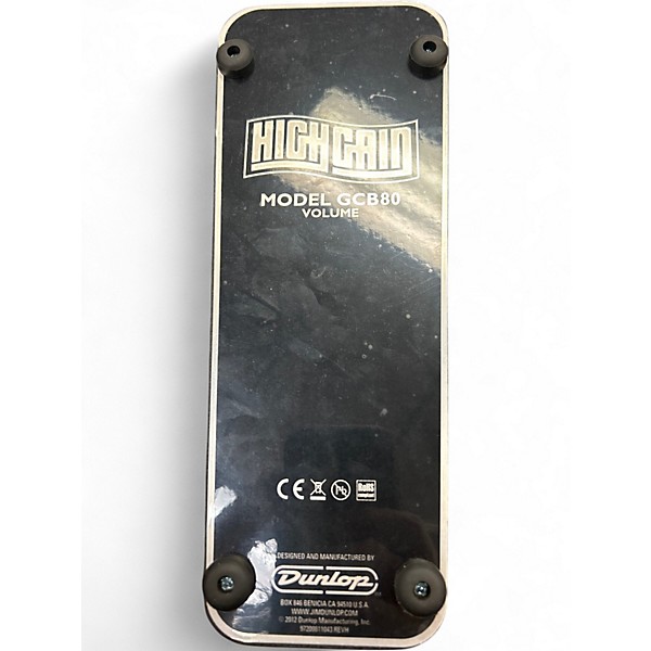 Used Dunlop GCB80 High Gain Volume Pedal
