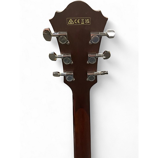 Used Ibanez AE140 Weathered Black Acoustic Electric Guitar