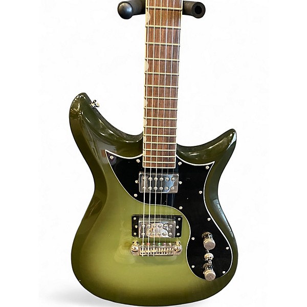 Used Gretsch Guitars Electromatic CVT Double-Cut With Wrap-Around Tailpiece Green Solid Body Electric Guitar