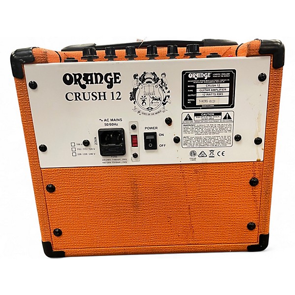 Used Orange Amplifiers Crush 12 Guitar Combo Amp