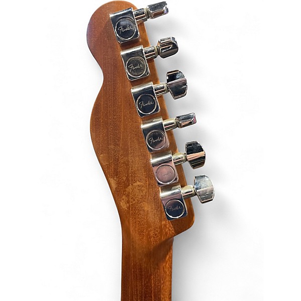 Used Fender American Acoustasonic Telecaster Natural Acoustic Electric Guitar