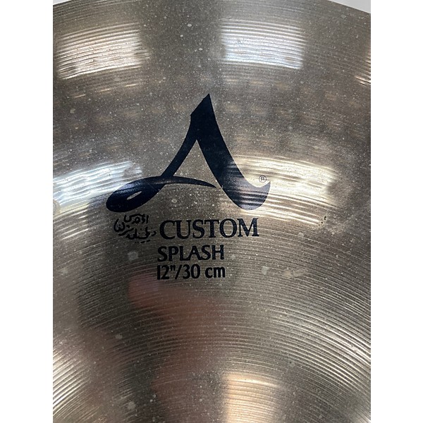 Used Zildjian 12in A Custom Splash Cymbal