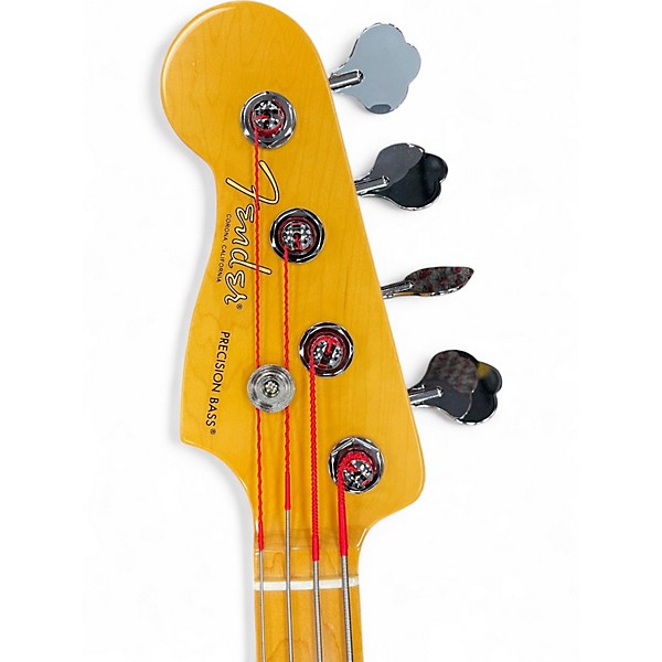 Used 2023 Fender American Professional II Precision Bass Surf Green Electric Bass Guitar