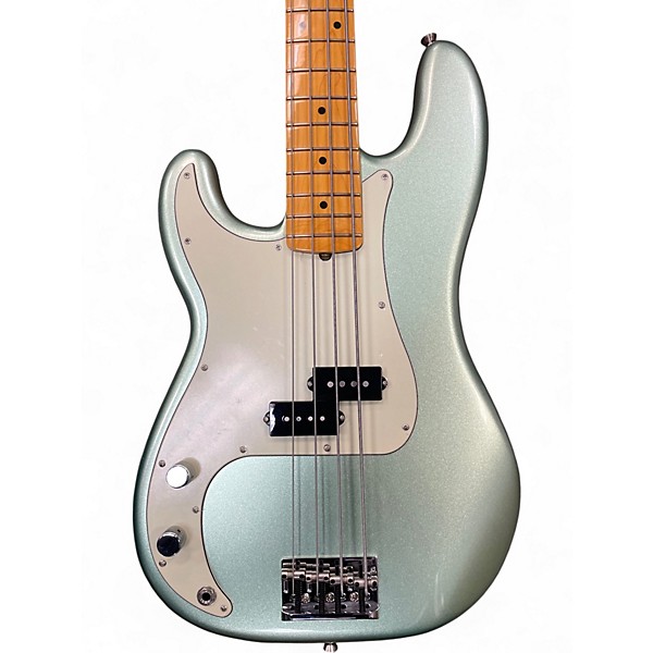 Used 2023 Fender American Professional II Precision Bass Surf Green Electric Bass Guitar