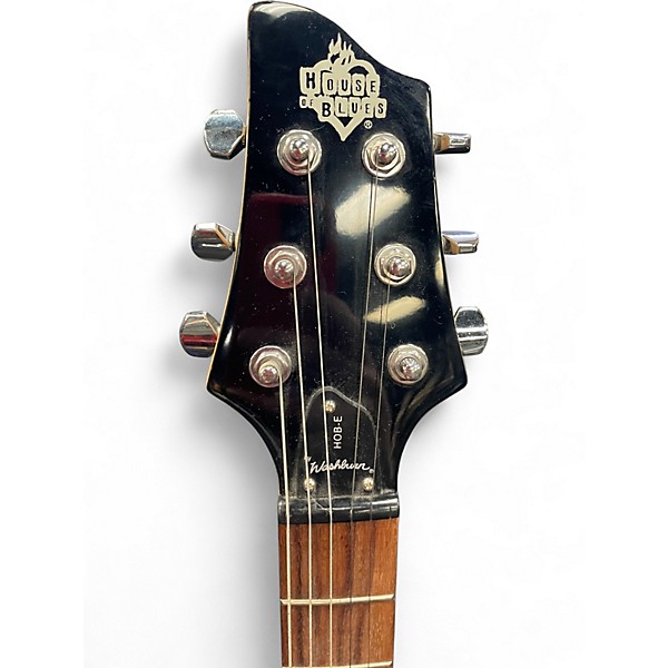 Used Washburn HOB-E Black Solid Body Electric Guitar