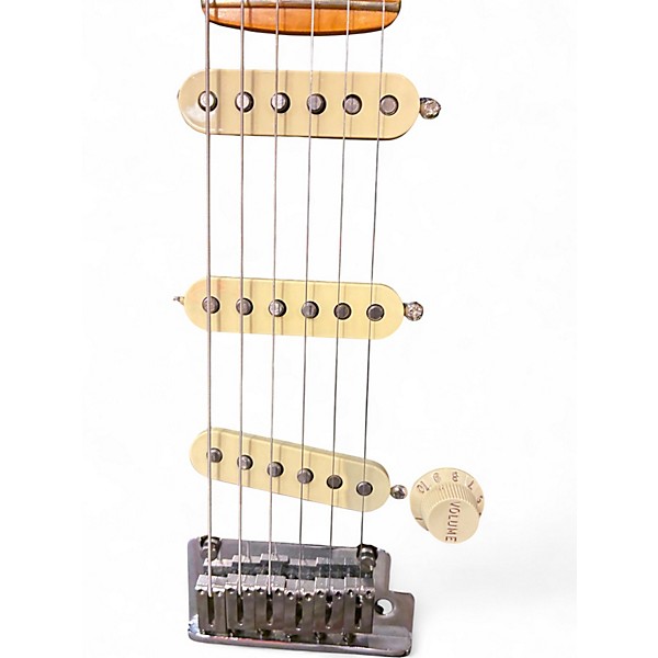 Used Fender American Deluxe Stratocaster Black Solid Body Electric Guitar