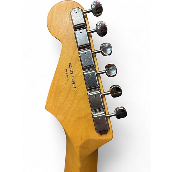 Used Fender American Deluxe Stratocaster Black Solid Body Electric Guitar