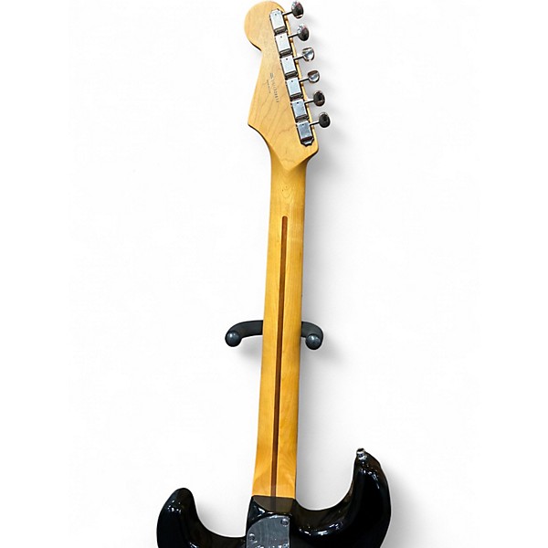 Used Fender American Deluxe Stratocaster Black Solid Body Electric Guitar