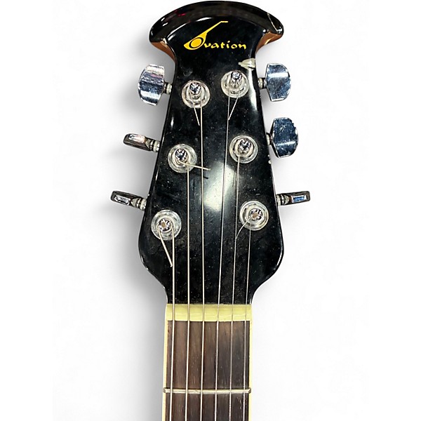 Used Ovation CS24 Celebrity Ruby Red Acoustic Electric Guitar