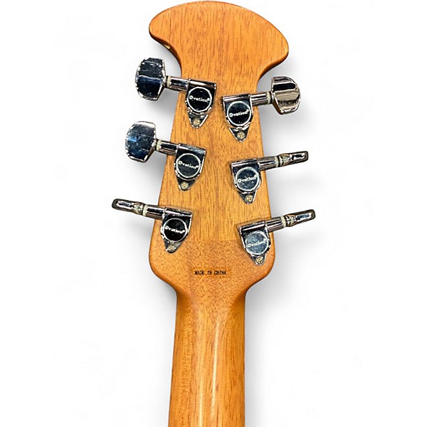 Used Ovation CS24 Celebrity Ruby Red Acoustic Electric Guitar