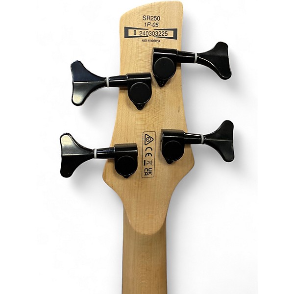 Used Ibanez SR250 Pearl White Electric Bass Guitar