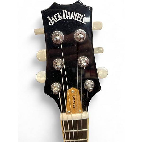 Used Peavey JACK DANIELS Trans Black Solid Body Electric Guitar