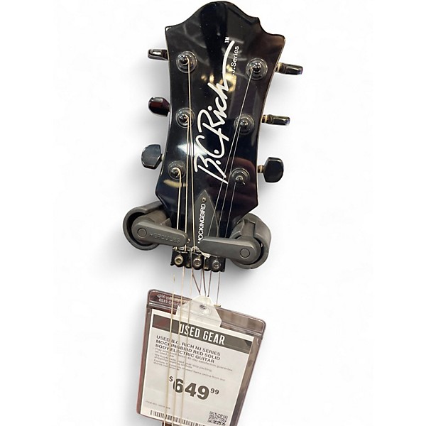 Used B.C. Rich NJ Series Mockingbird Red Solid Body Electric Guitar