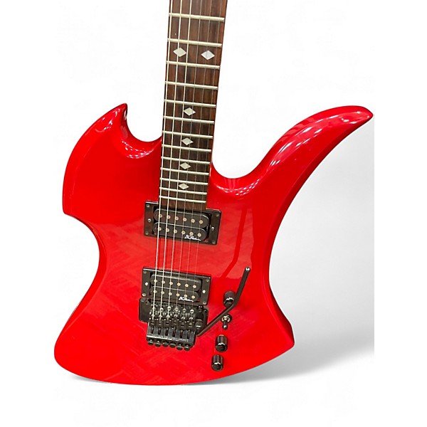Used B.C. Rich NJ Series Mockingbird Red Solid Body Electric Guitar