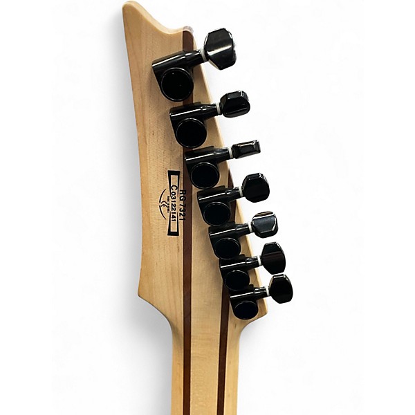 Used Ibanez RG7321 7 String Black Solid Body Electric Guitar