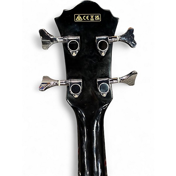 Used Ibanez AEB5E Black Acoustic Bass Guitar