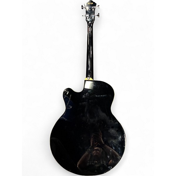 Used Ibanez AEB5E Black Acoustic Bass Guitar