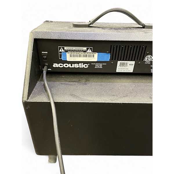 Used Acoustic AG60 60W 2X8 Acoustic Guitar Combo Amp