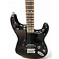 Used Squier Stratocaster Black Solid Body Electric Guitar