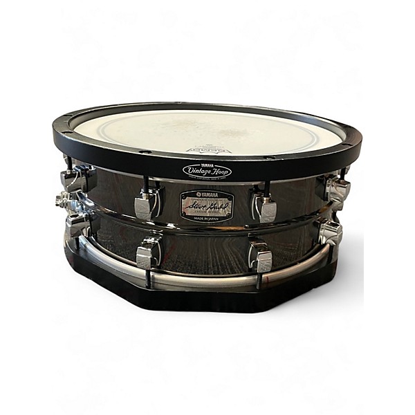 Used Yamaha 5.5X14 STEVE GADD SD255ASG Black Drum