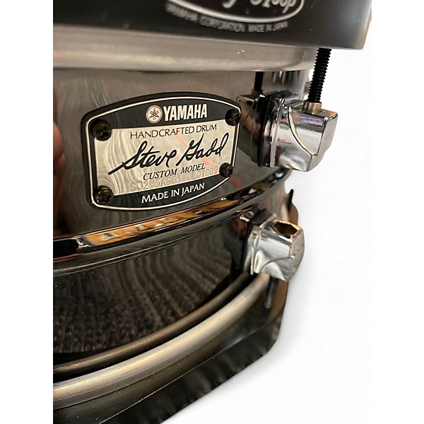 Used Yamaha 5.5X14 STEVE GADD SD255ASG Black Drum