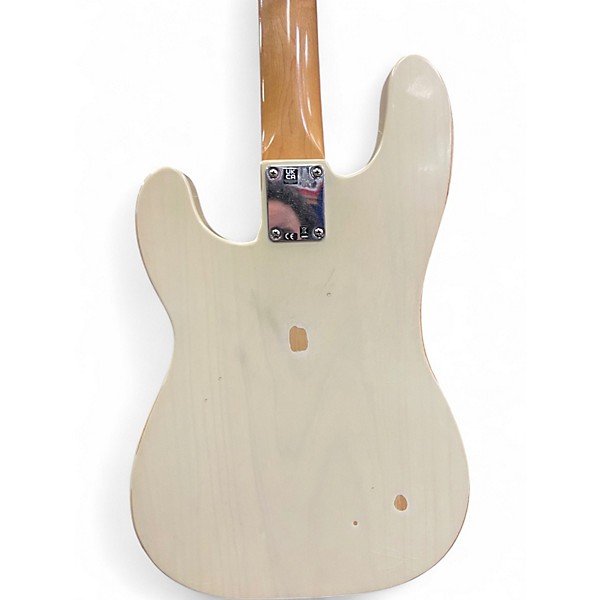 Used Fender Mike Dirnt Signature Precision Bass WHITE Electric Bass Guitar