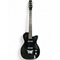 Used Silvertone 1303/U2 Reissue Gloss Black Solid Body Electric Guitar thumbnail