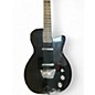 Used Silvertone 1303/U2 Reissue Gloss Black Solid Body Electric Guitar