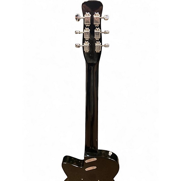 Used Silvertone 1303/U2 Reissue Gloss Black Solid Body Electric Guitar