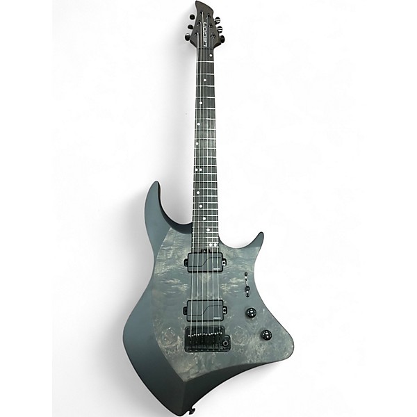 Used ABASI legion emi 6 charcoal burl Solid Body Electric Guitar