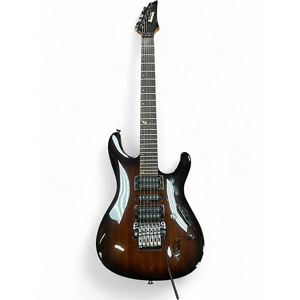 Used Ibanez S5470 prestige black sunburst Solid Body Electric Guitar