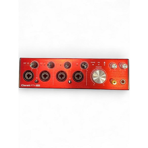Used Focusrite Clarett 4Pre Audio Interface