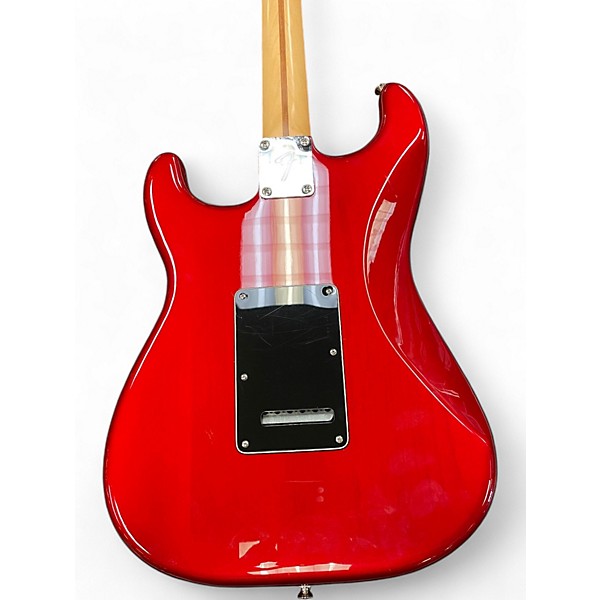 Used Fender Special Edition Player Stratocaster HSS Candy Red Burst Solid Body Electric Guitar