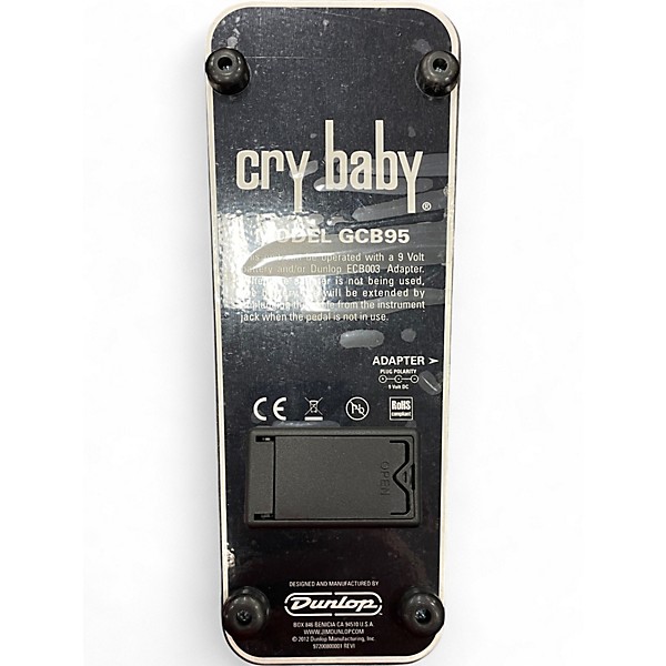 Used Dunlop Original Cry Baby Wah Effect Pedal