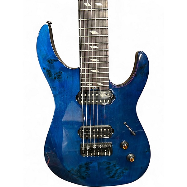 Used 2024 Legator N8-SS Trans Blue Solid Body Electric Guitar