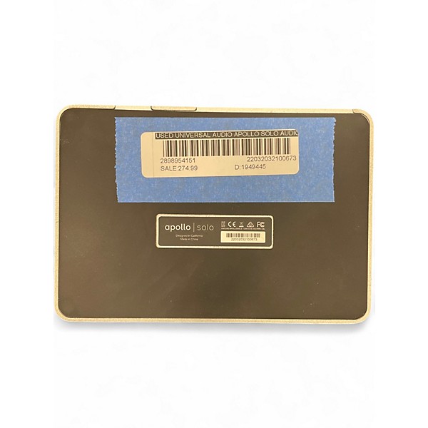 Used Universal Audio Apollo Solo Audio Interface