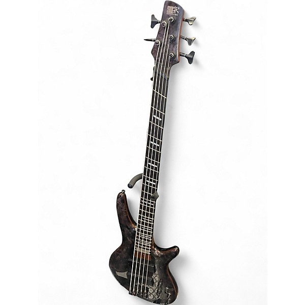 Used Ibanez SRMS805 DEEP TWILIGHT Electric Bass Guitar