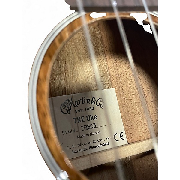 Used 2021 Martin TKE Natural Ukulele