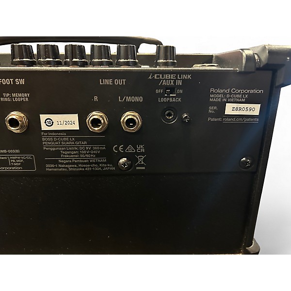 Used BOSS Dual Cube LX Guitar Combo Amp