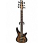 Used 2023 Ibanez SRC6MS 6-String Multi-Scale Electric Bass Black Stained Burst Solid Body Electric Guitar thumbnail