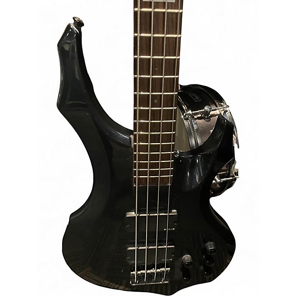 Used ESP F204 Midnight Blue Sparkle Electric Bass Guitar