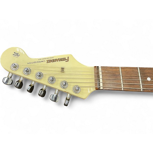 Used 1980s Fernandes Stratocaster  Cream Solid Body Electric Guitar
