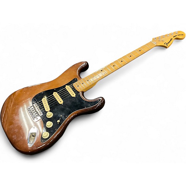 Used 1980s Fernandes Burny Custom Stratocaster  Brown Solid Body Electric Guitar