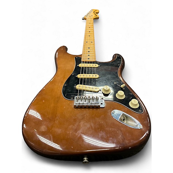 Used 1980s Fernandes Burny Custom Stratocaster  Brown Solid Body Electric Guitar