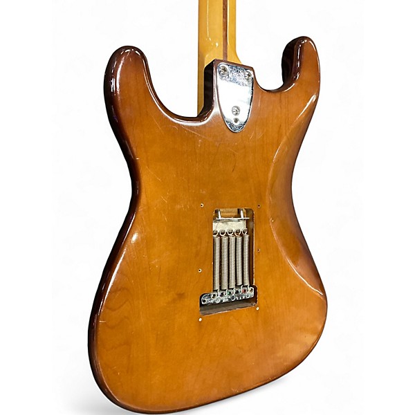 Used 1980s Fernandes Burny Custom Stratocaster  Brown Solid Body Electric Guitar