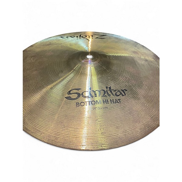 Used Zildjian 14in Scimitar Hi Hat Pair Cymbal